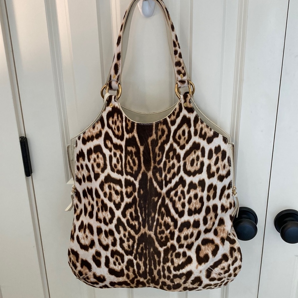 Yes Saint Laurent Leopard purse and matching belt